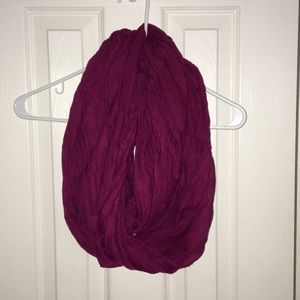 Maroon infinity scarf